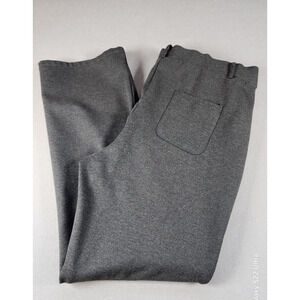 CYCLAMEN Womens Pants XXL Straight Leg 2 Pocket Business Career Thick Faux Zip